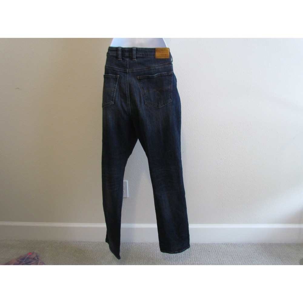 Lucky Brand Straight Leg Jeans 16W Dark Wash Classic Stretch Denim